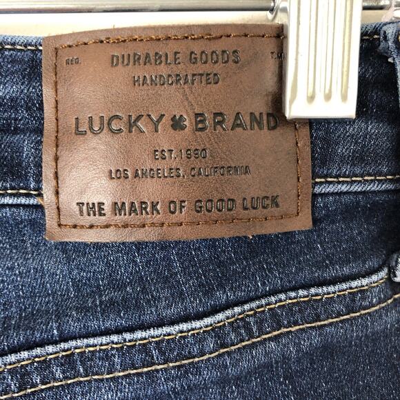 Lucky Brand Women's Lolita Super Skinny Mid-Rise Frayed Hem Jeans Size 6/28 - Picture 5 of 10